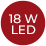 18W LED