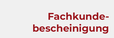 Neu: Fachkundebescheinigung